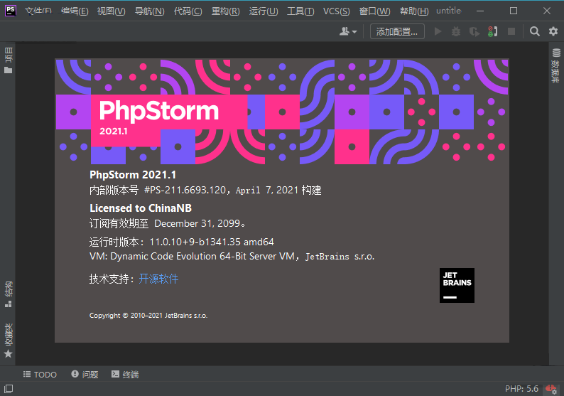 插图2-JetBrains PhpStorm 2021.2.3.0 永久激活版