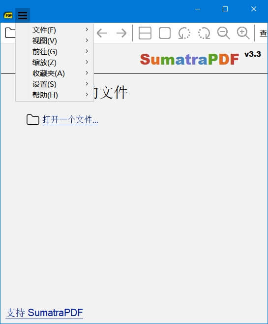 免费开源pdf阅读器SumatraPDF 3.4.3 正式版-乐宝库