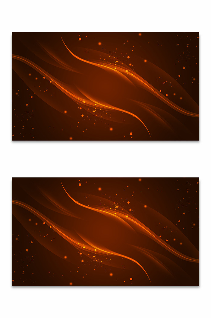 抽象性橙色背景设计方案Psd