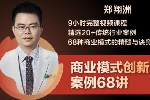 郑翔洲·商业模式创新案例68讲视频